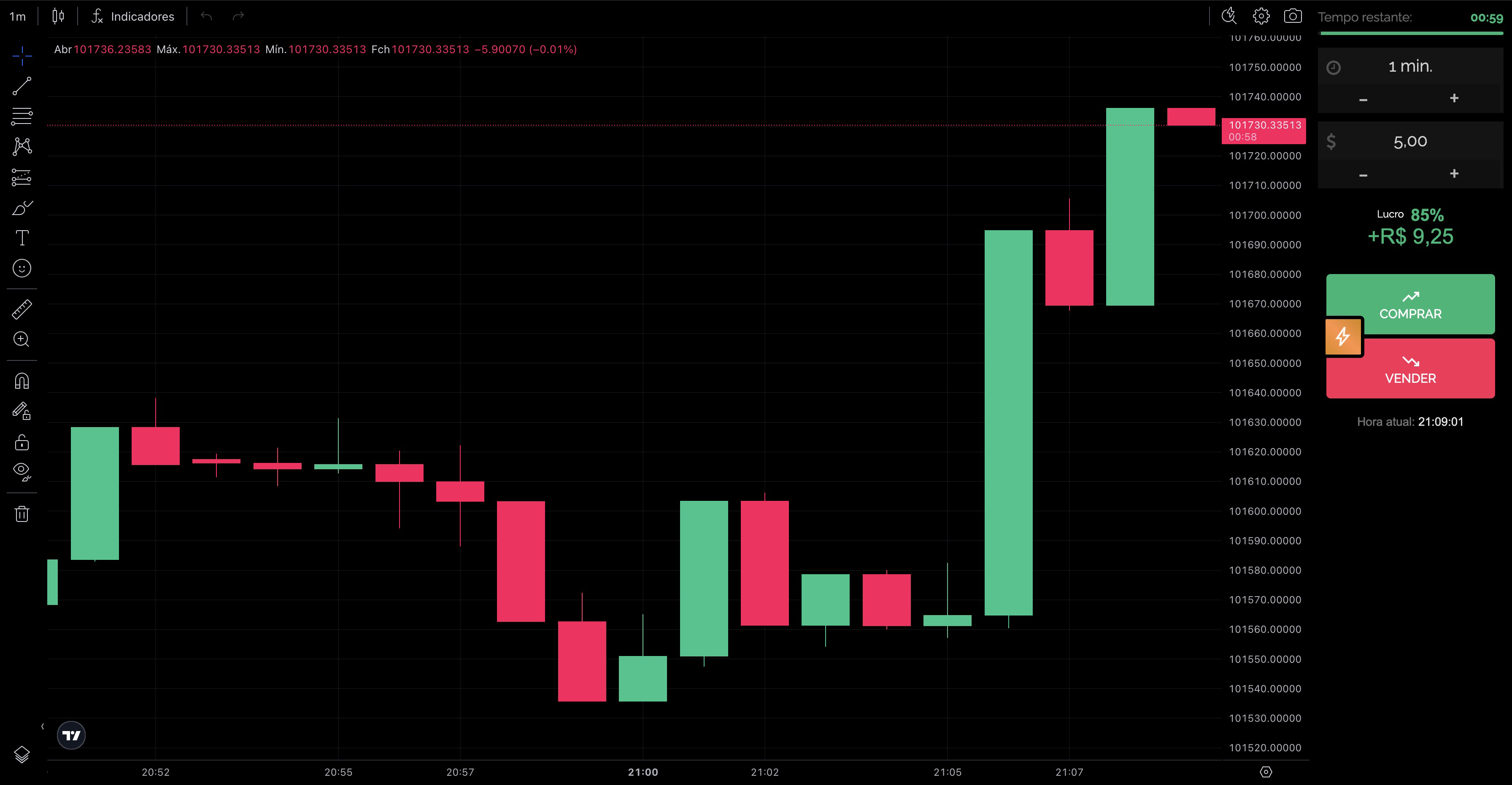 Binary Options Trading Platform - Desktop