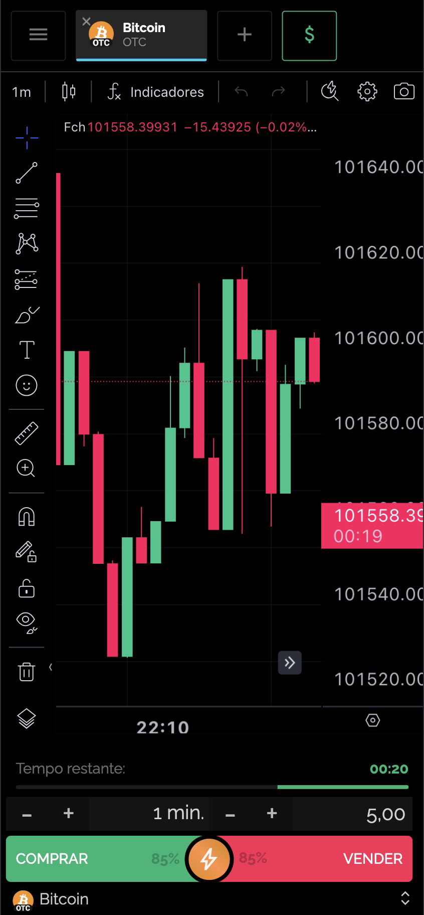 Binary Options Trading Platform - Mobile